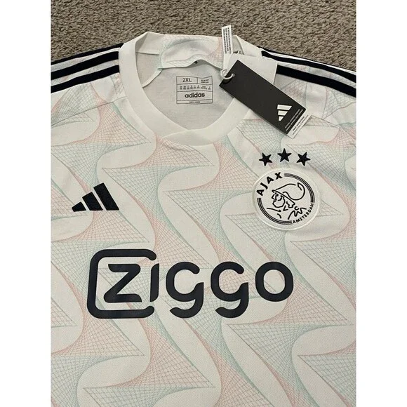 Adidas Men’s Ajax Soccer Jersey Men’s 2XL AFC Amsterdam NWT - Picture 2 of 4